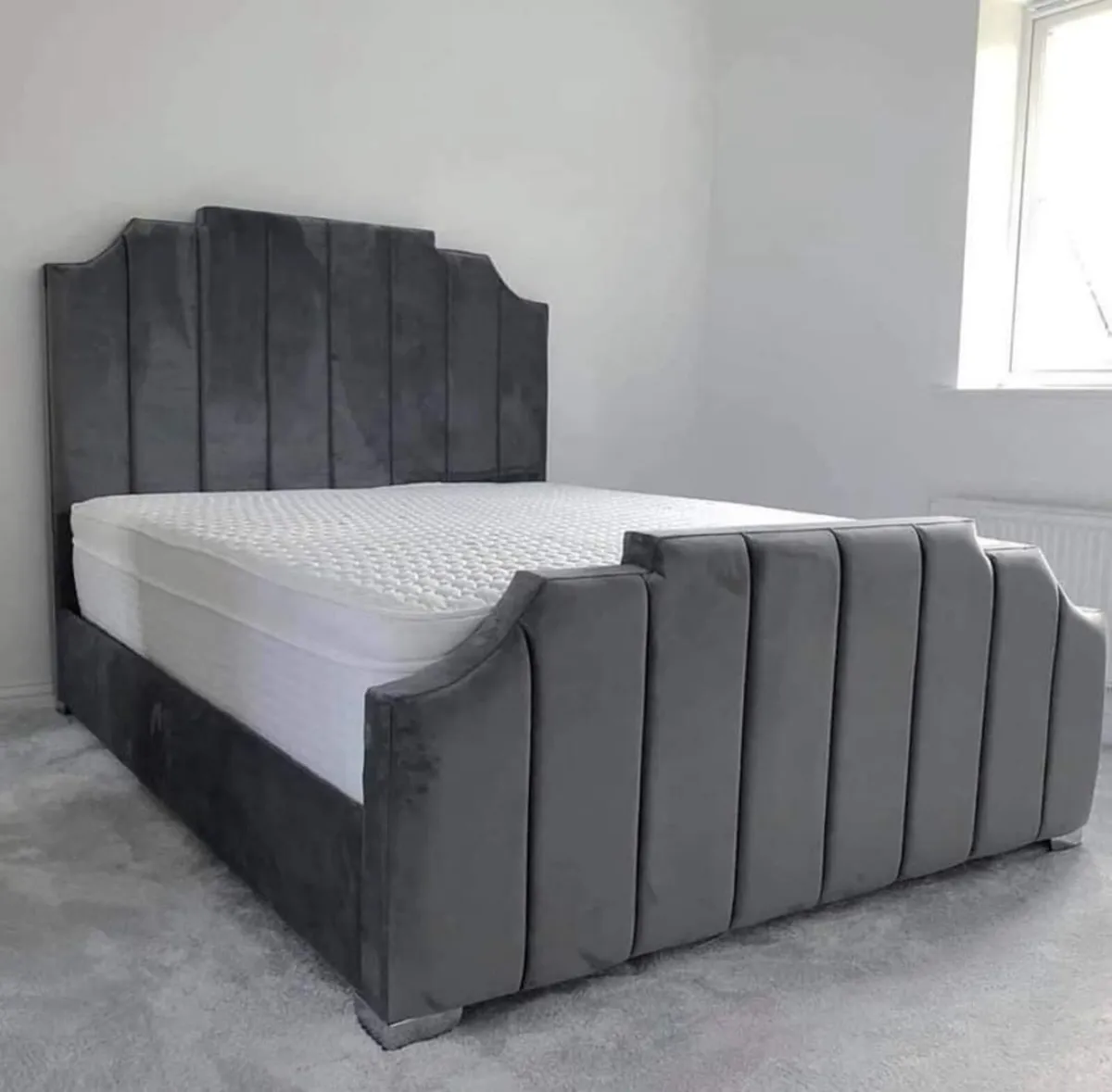 Double & King Size Bed Frame With Mattress Opt - Image 3