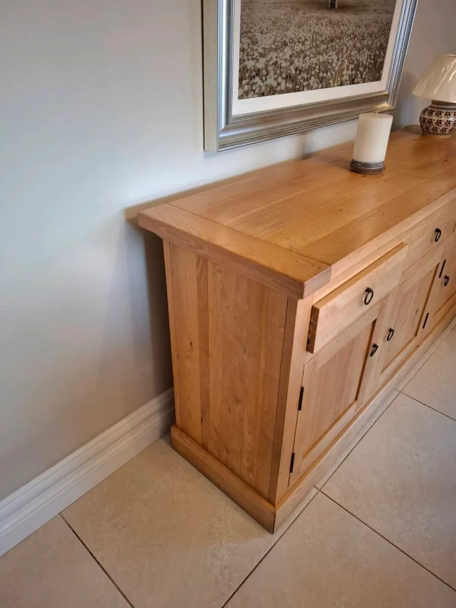 Solid Oak Sideboard - Image 3