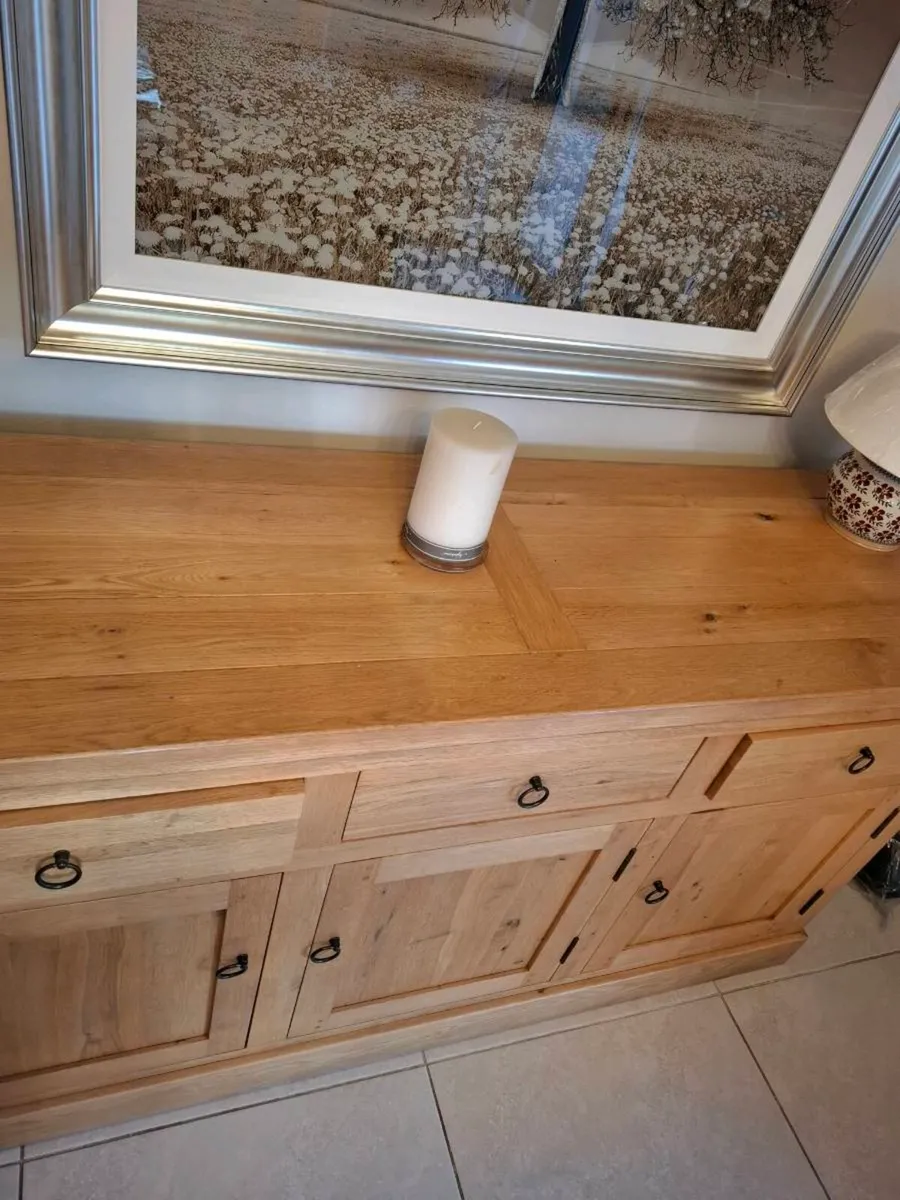 Solid Oak Sideboard - Image 4