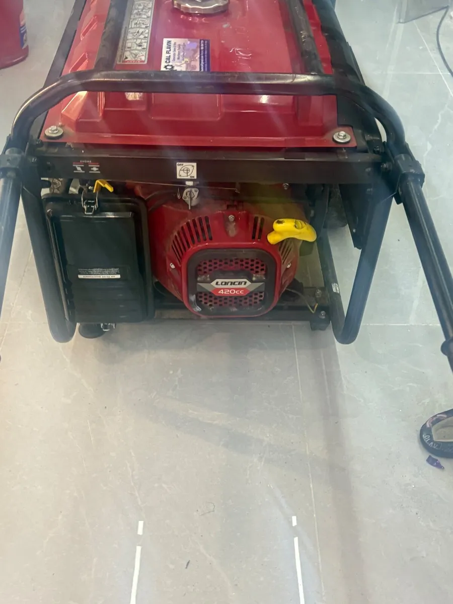 8000w  Loncin generator. Used twice - Image 1