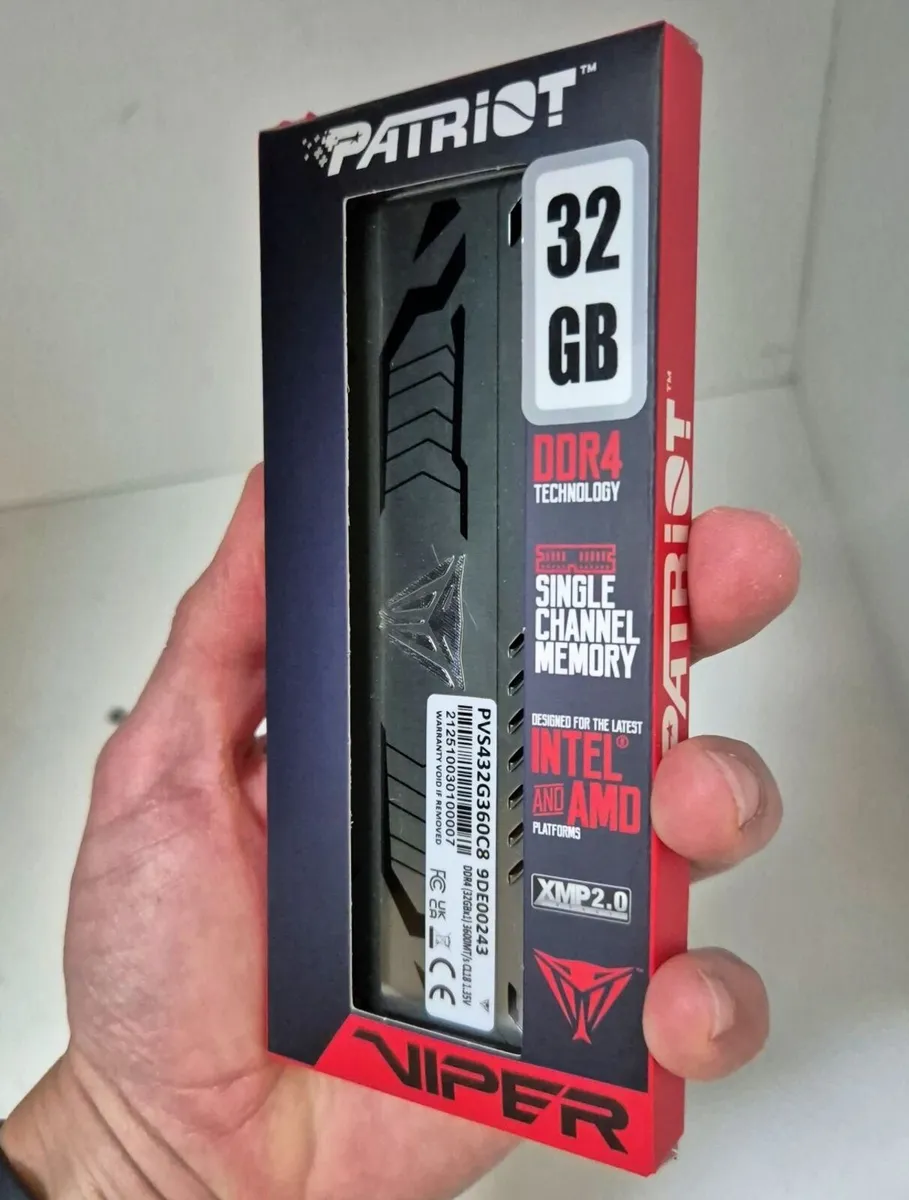 DDR4 RAM: 32GB, 3600MHz, CL18, NEW - Image 1