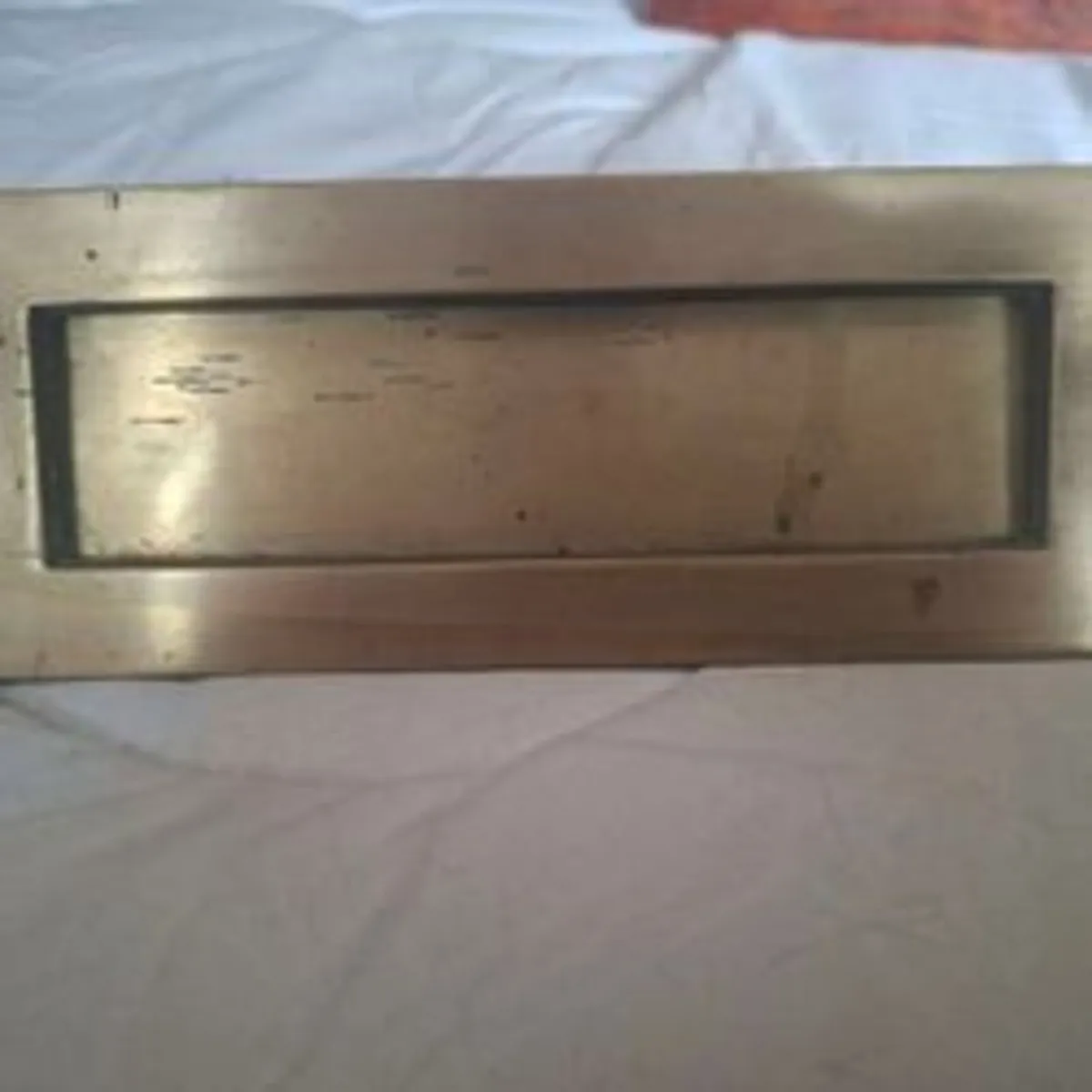 Vintage reclaimed Brass Letterbox