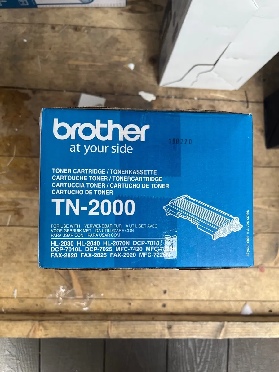 Brother TN-2000 Black Ink Toner - Image 1