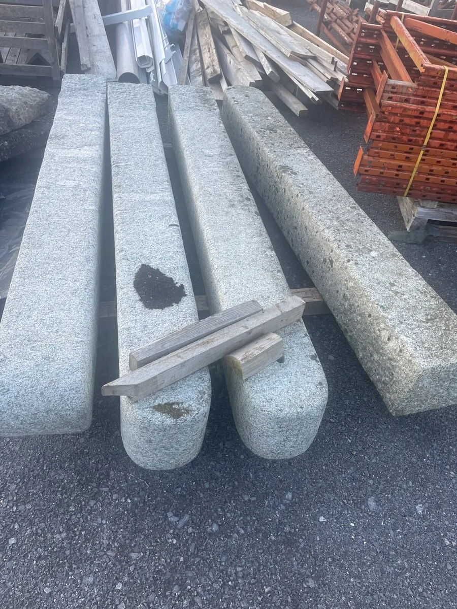 Granite gate posts