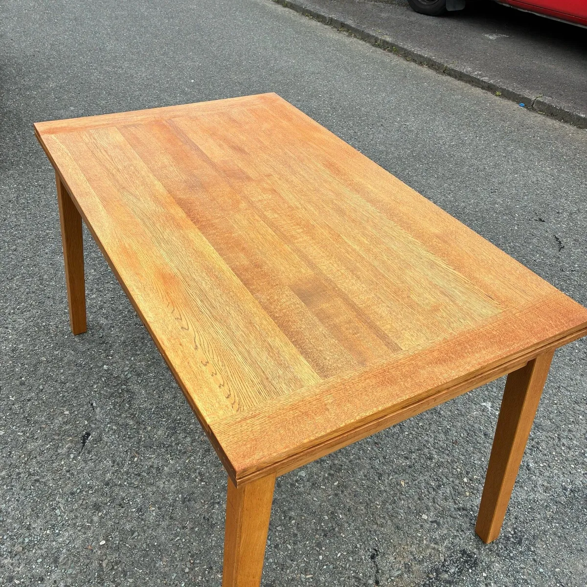 4 Fab Solid Oak chairs & Extending Table - Image 3