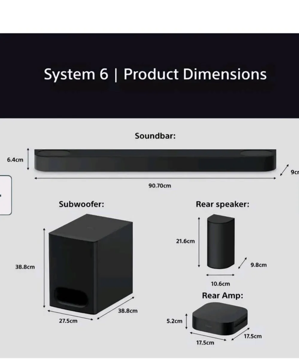 Sony bravia theatre system6.- HTS 60 - Image 2