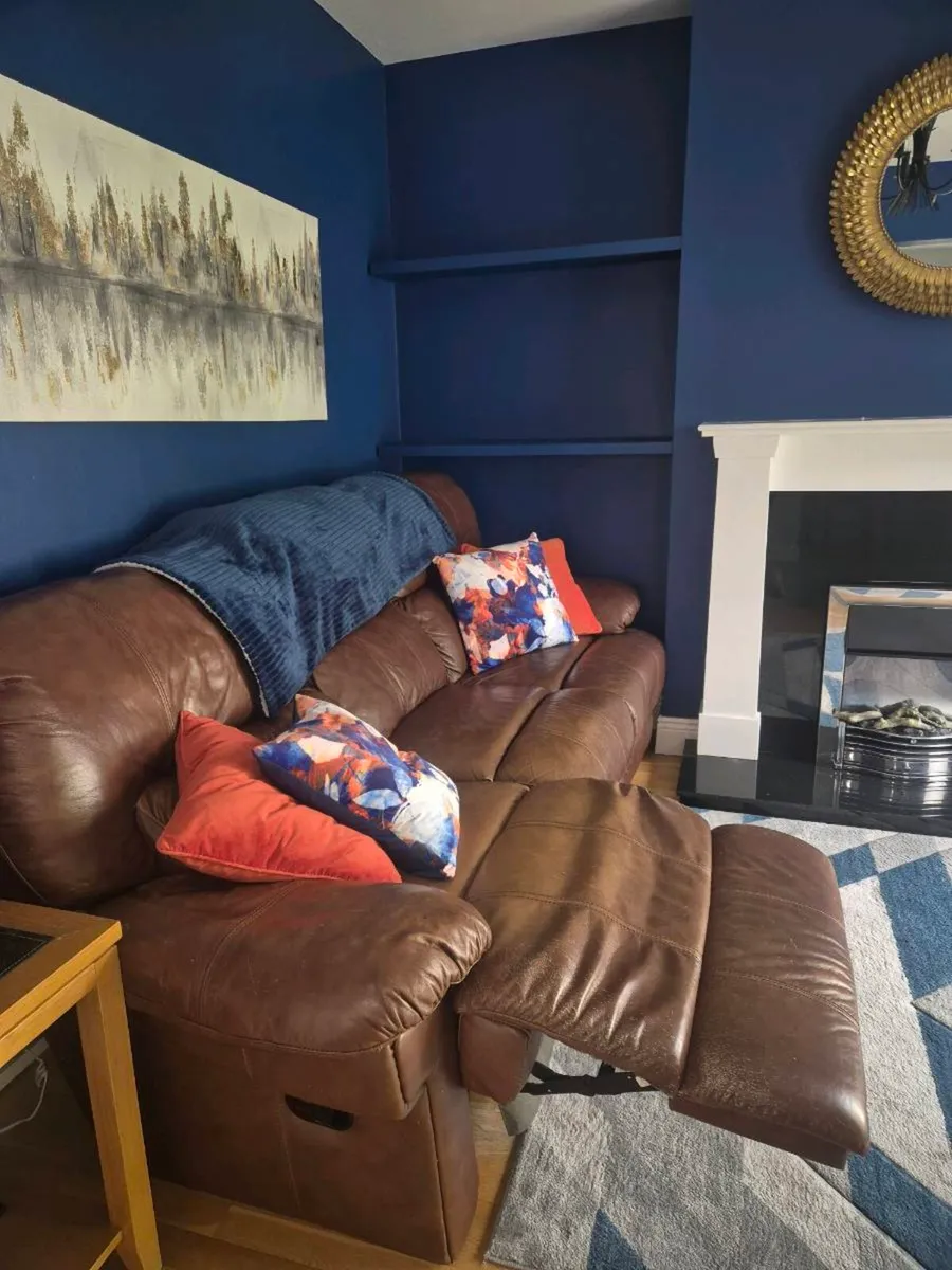 Leather Recliner Sofa - Image 2