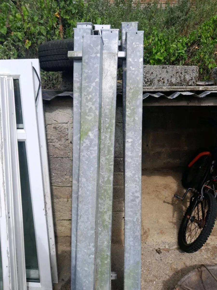 Galvanised posts