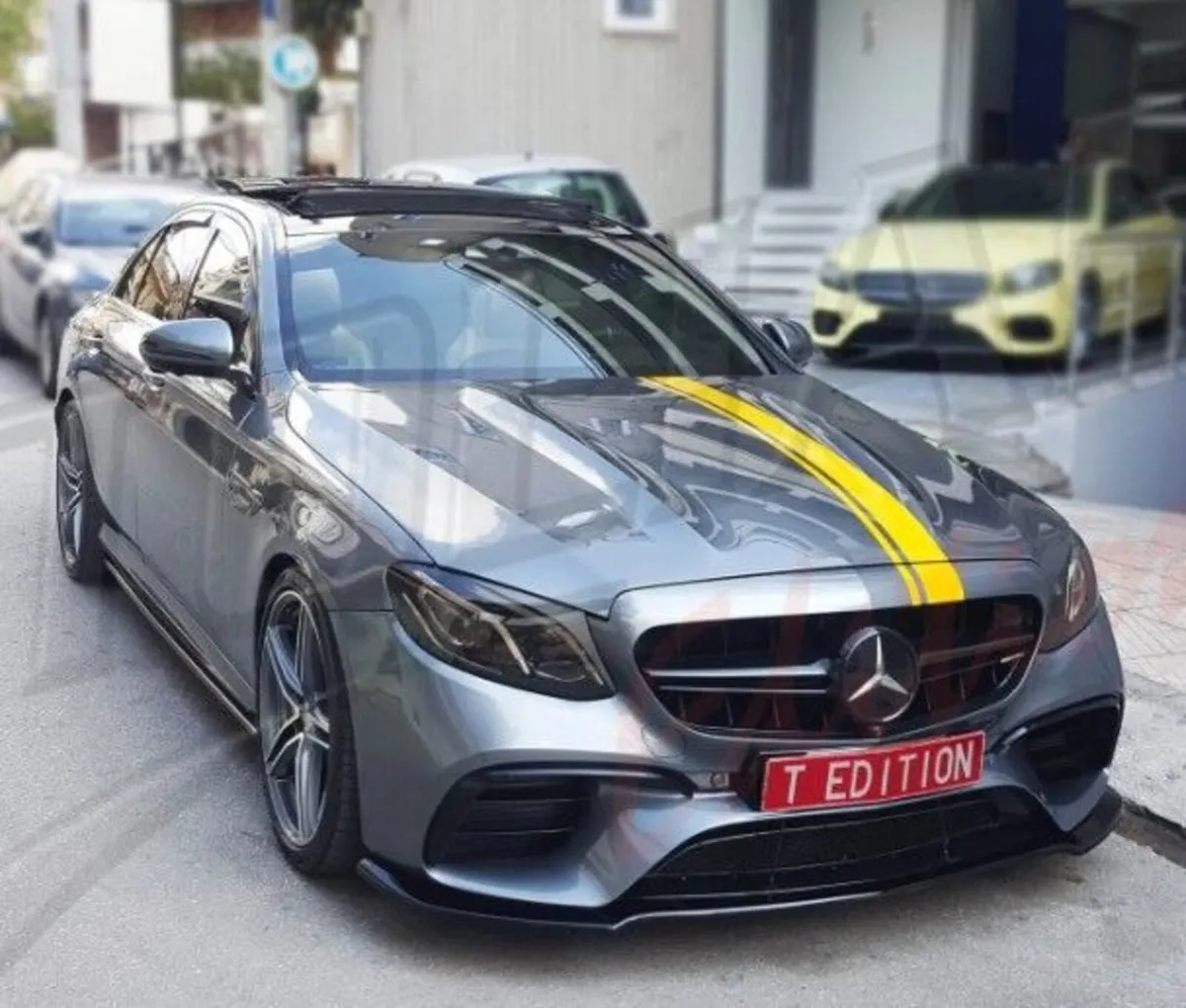 E63 AMG look hood for Mercedes E-Class 2016 - 2023 - Image 3