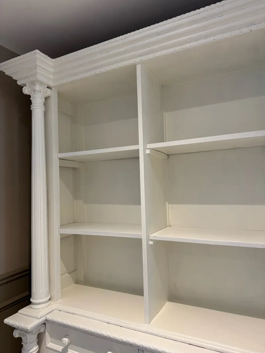 Solid Wood Antique Dresser / Cabinet / Bookshelves - Image 4