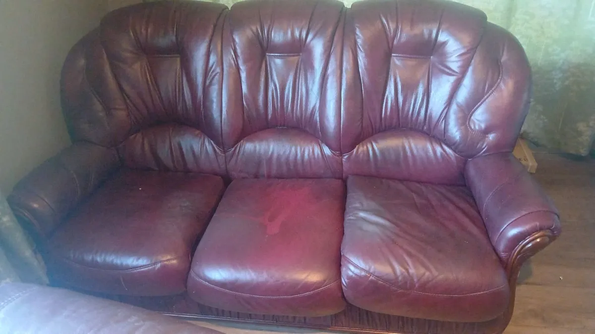 Leather suite - Image 1