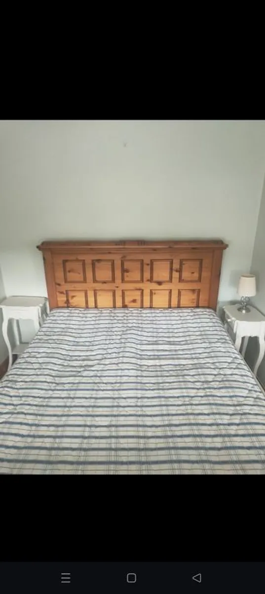 Solid Wood King Size Bed - Image 2