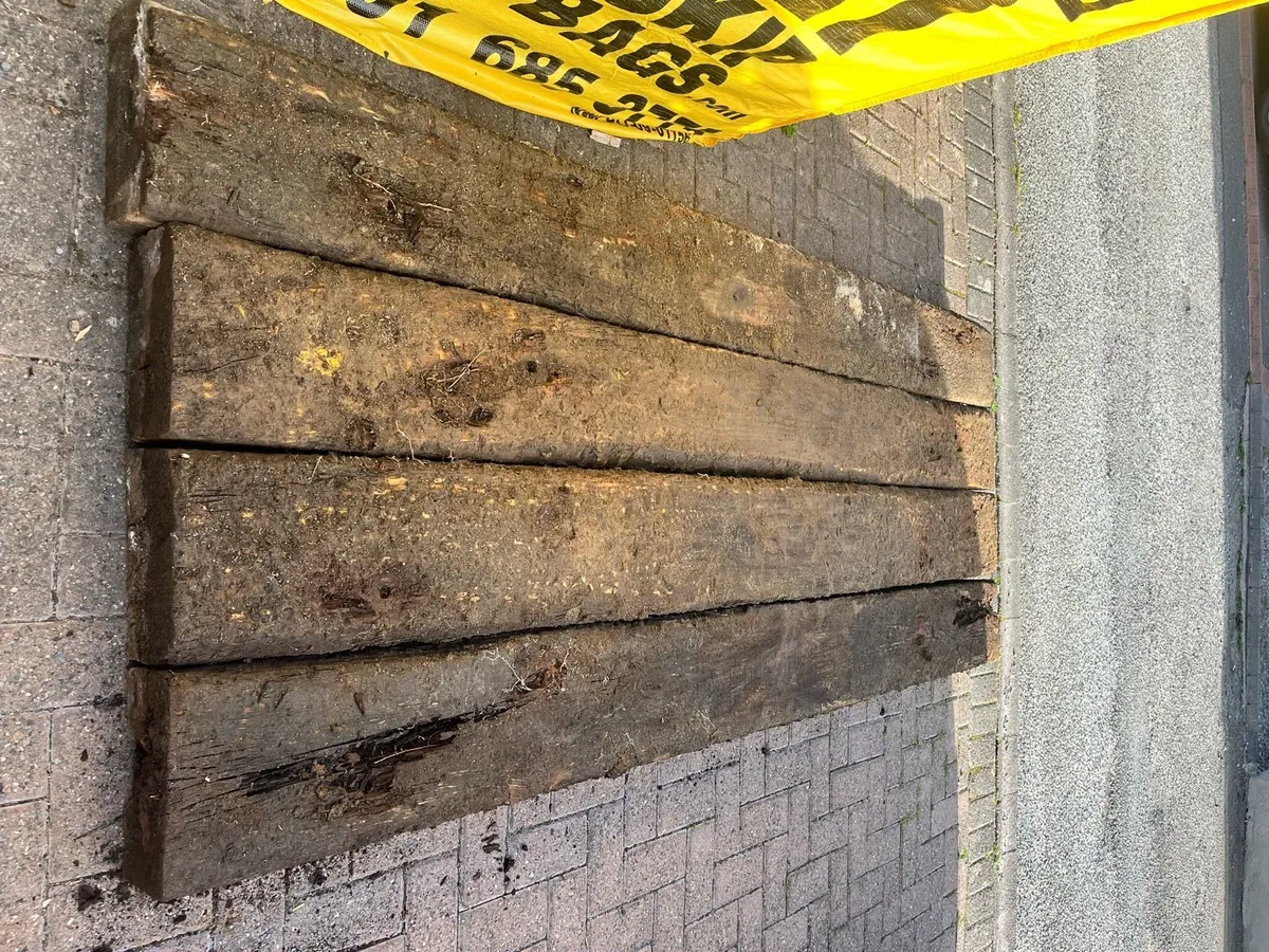 Railway Sleepers x 12 - Image 1