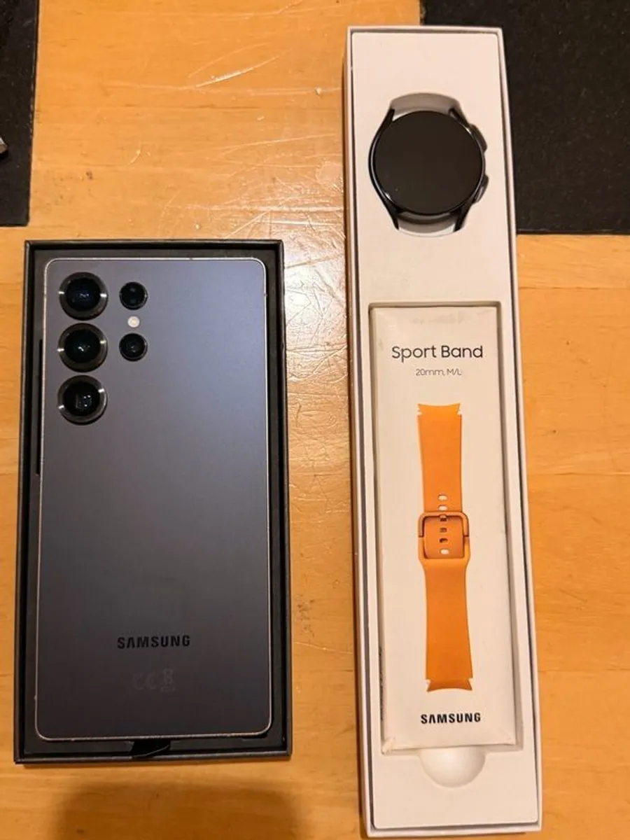 Samsung Galaxy S25 Ultra 512GB and Galaxy Watch SM R930 - Image 3