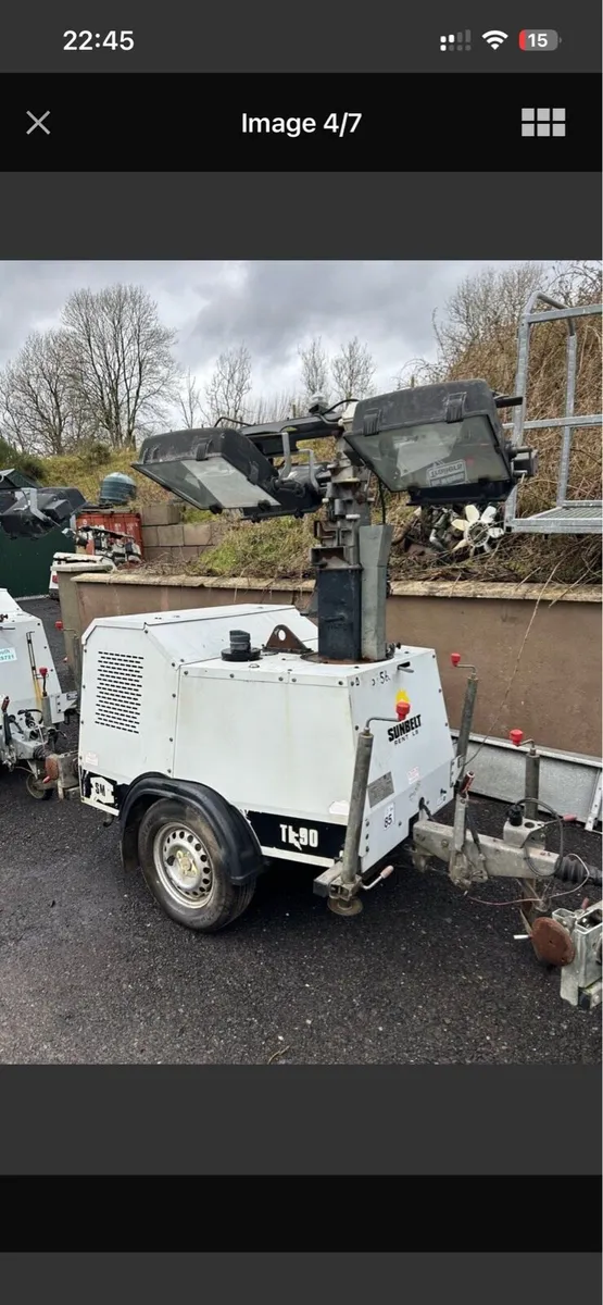 2016 SMC TL90 Lighting Tower – Auto Start & 110V - Image 1