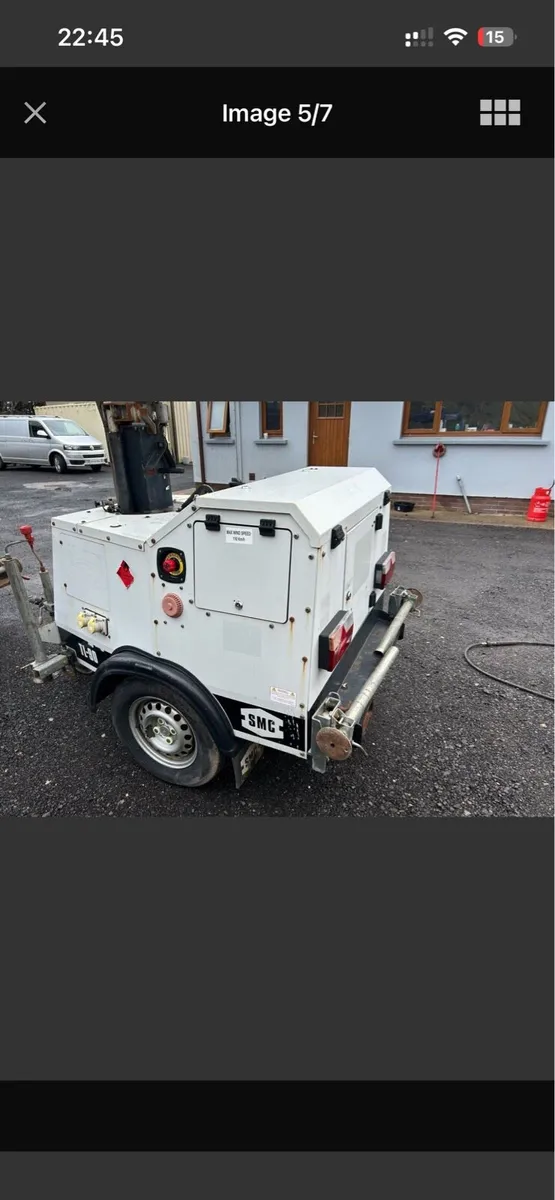 2016 SMC TL90 Lighting Tower – Auto Start & 110V - Image 2