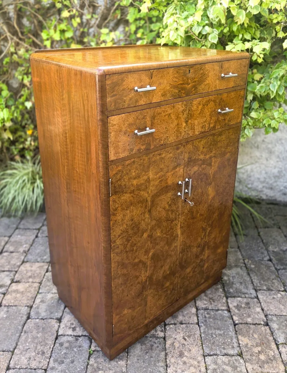 Heals Art Deco Walnut Cabinet- Circa 1930 - Image 1