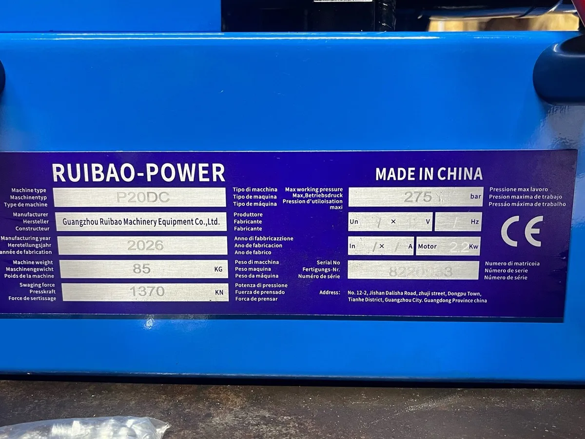 12v Hydraulic hose crimping machine - Image 4