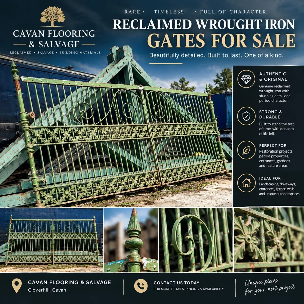 A TRULY UNIQUE PIECE OF RECLAIMED HISTORY  Now ava - Image 1