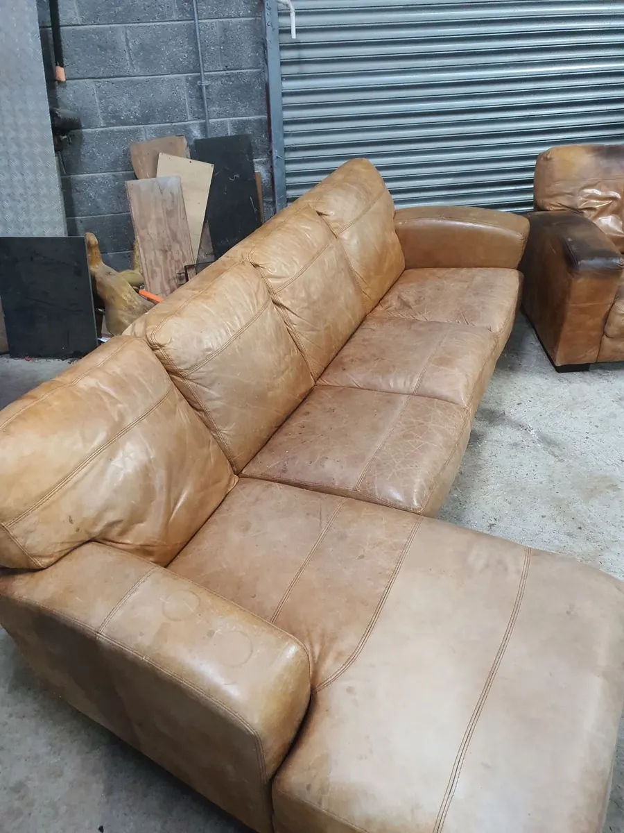 Leather Couch for Sale - Image 3