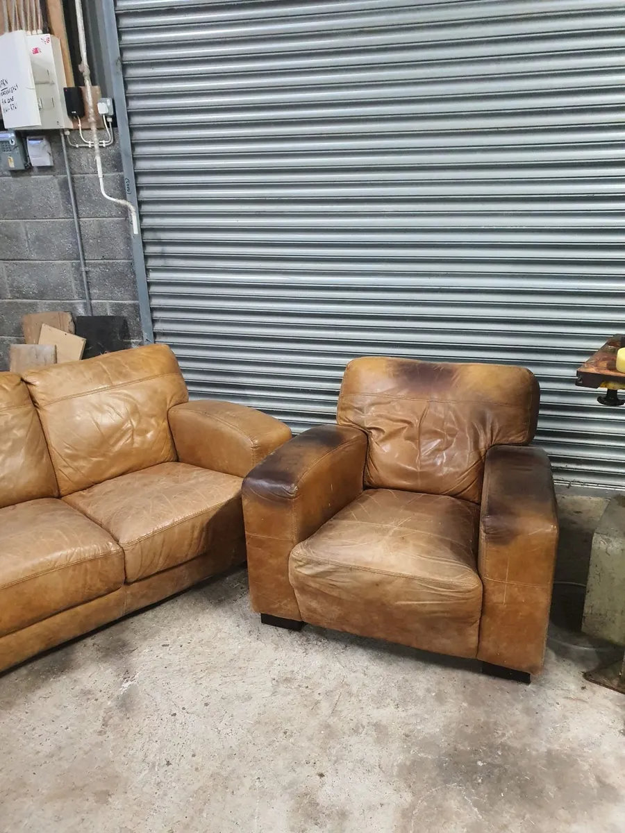 Leather Couch for Sale - Image 4