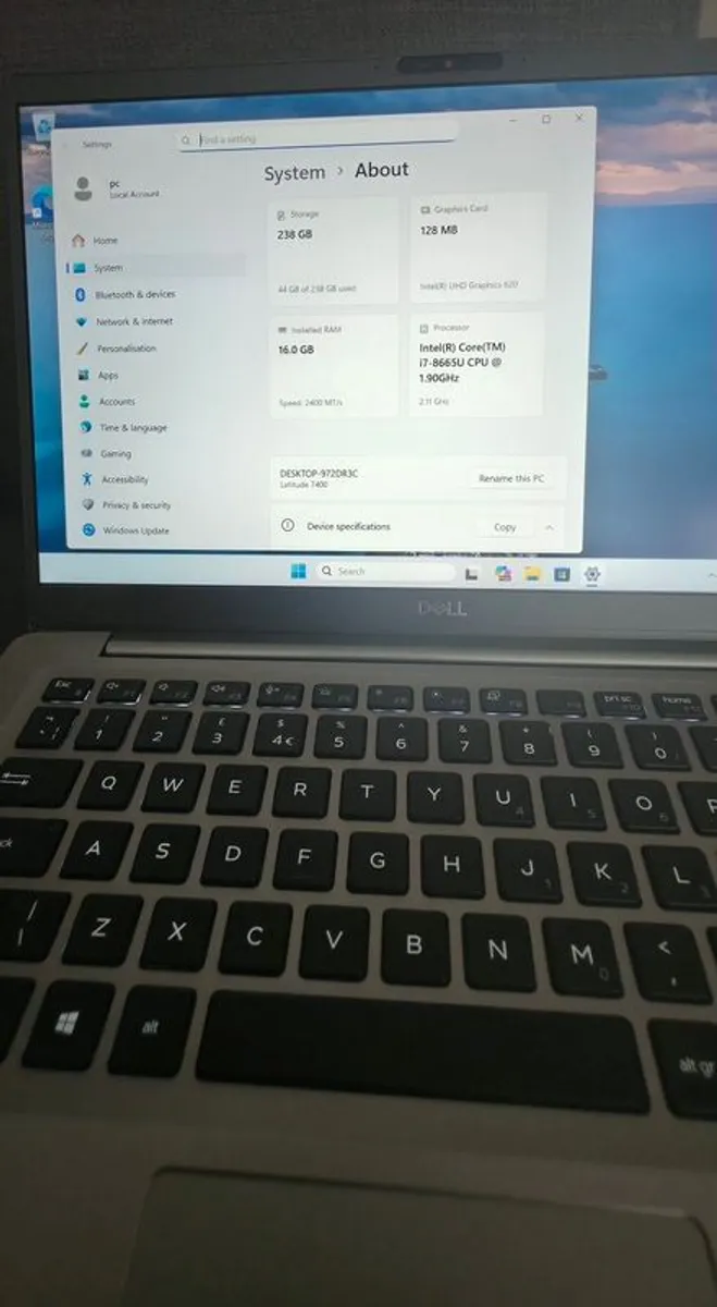 Intel i7 Laptop - 16GB RAM / Excellent Condition - Image 4