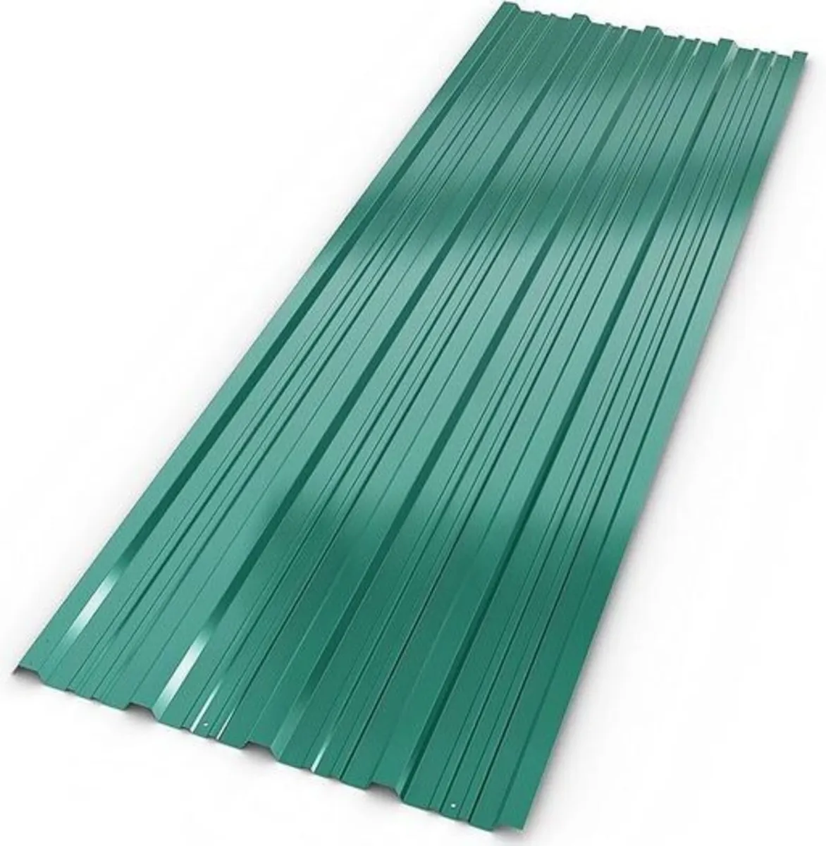 12 x corrugated metal sheets. - Image 2