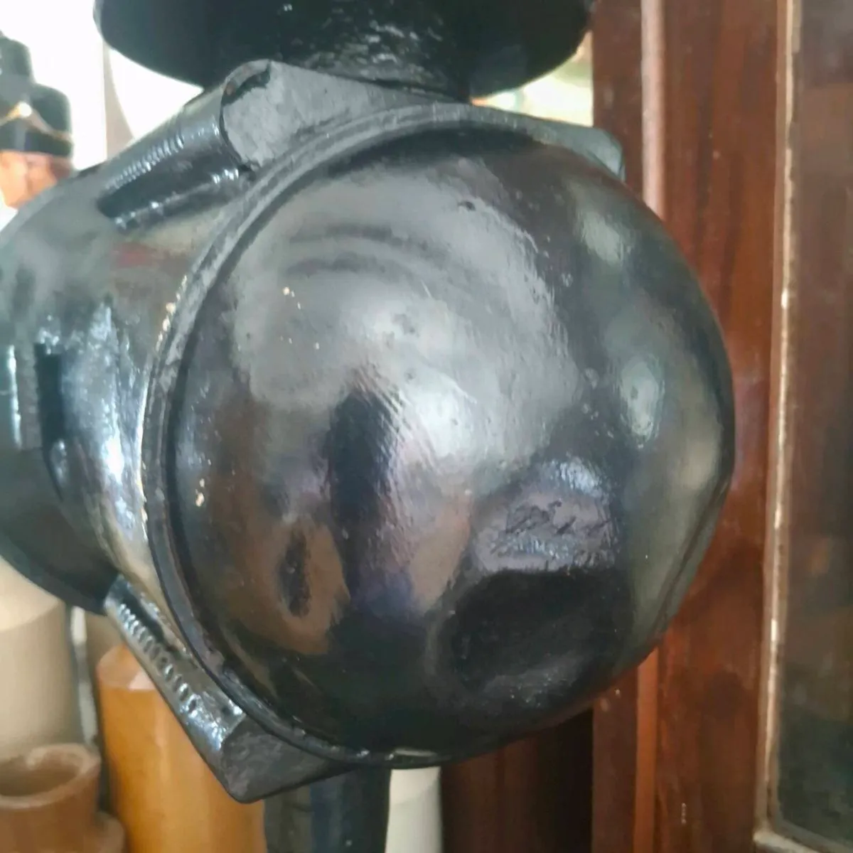 Antique French Carriage Lantern - Image 4