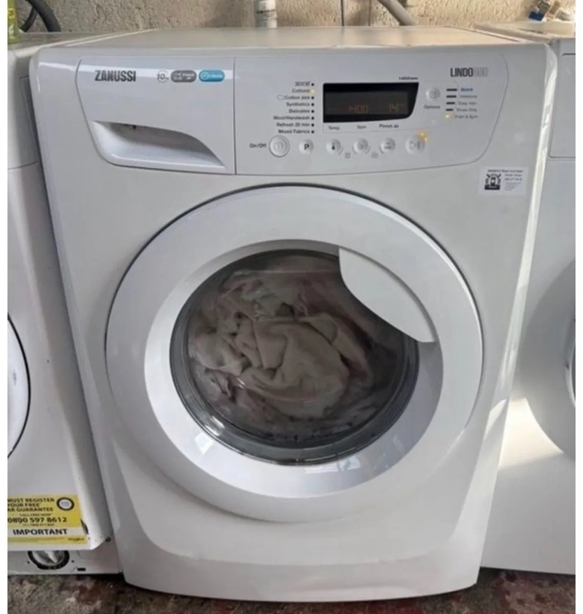 Zanussi Washing Machine - 10kg Drum