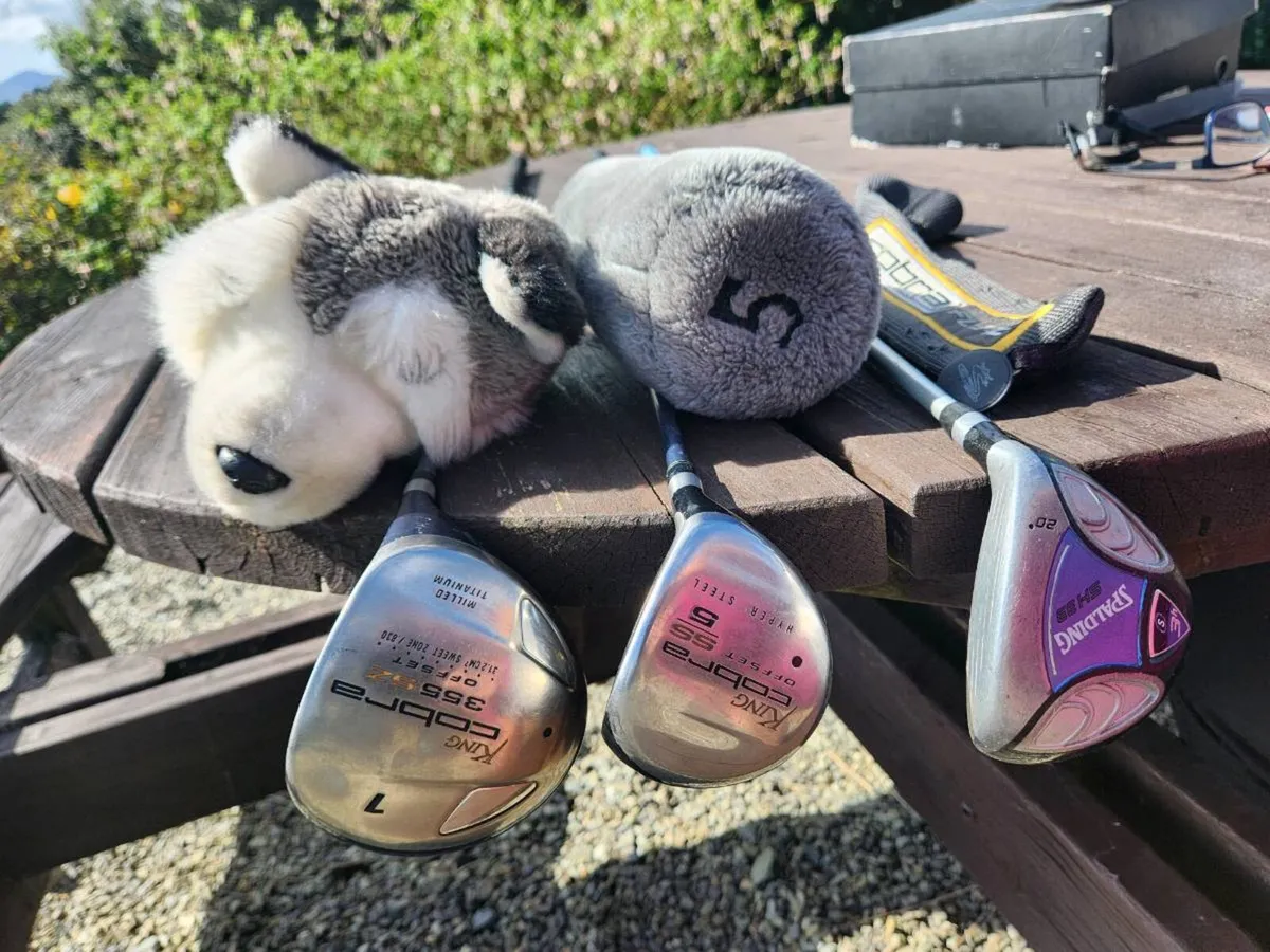 Ladies woods, driver, 5 wood and hybrid - Image 2