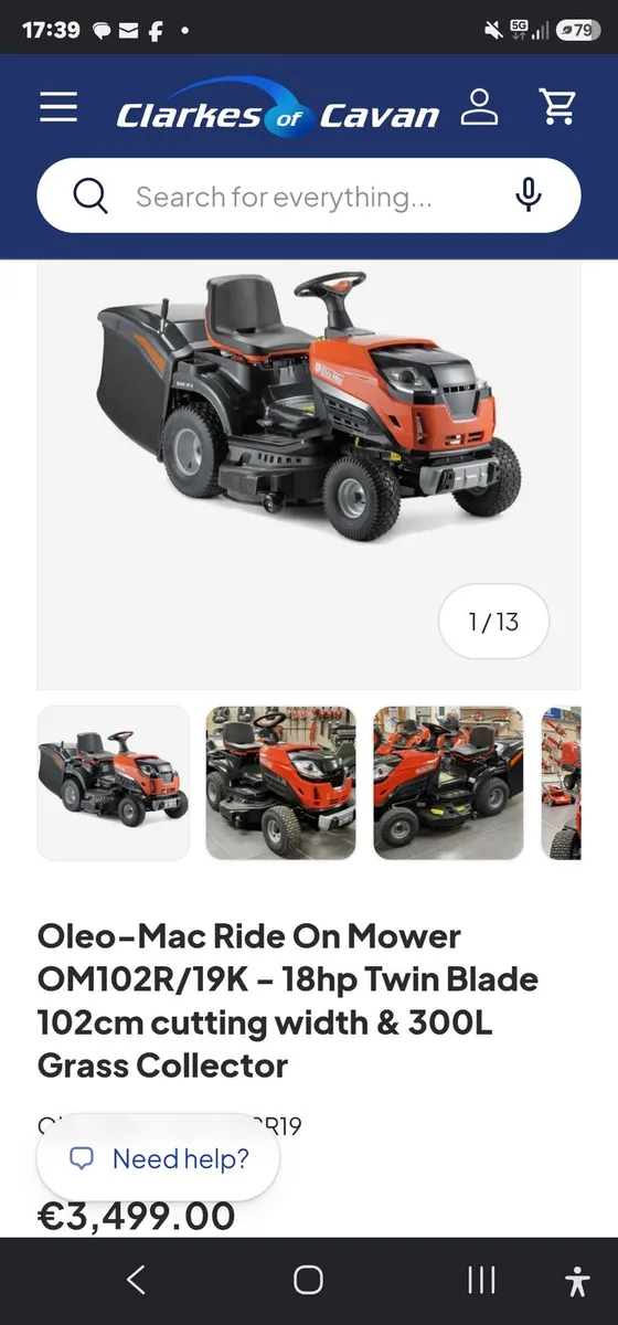 NEW RIDE ON MOWER - Image 2
