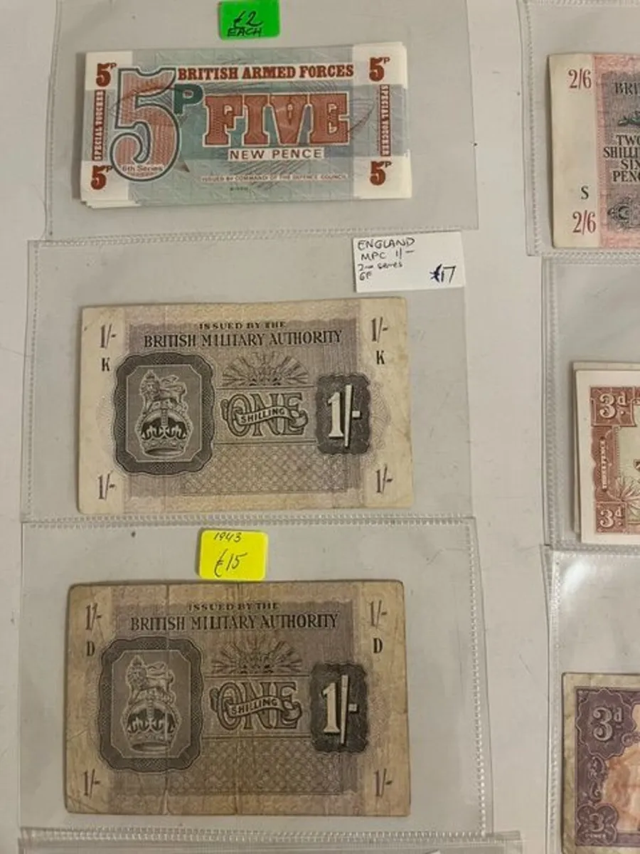 British Armed Forces Banknotes - Image 2