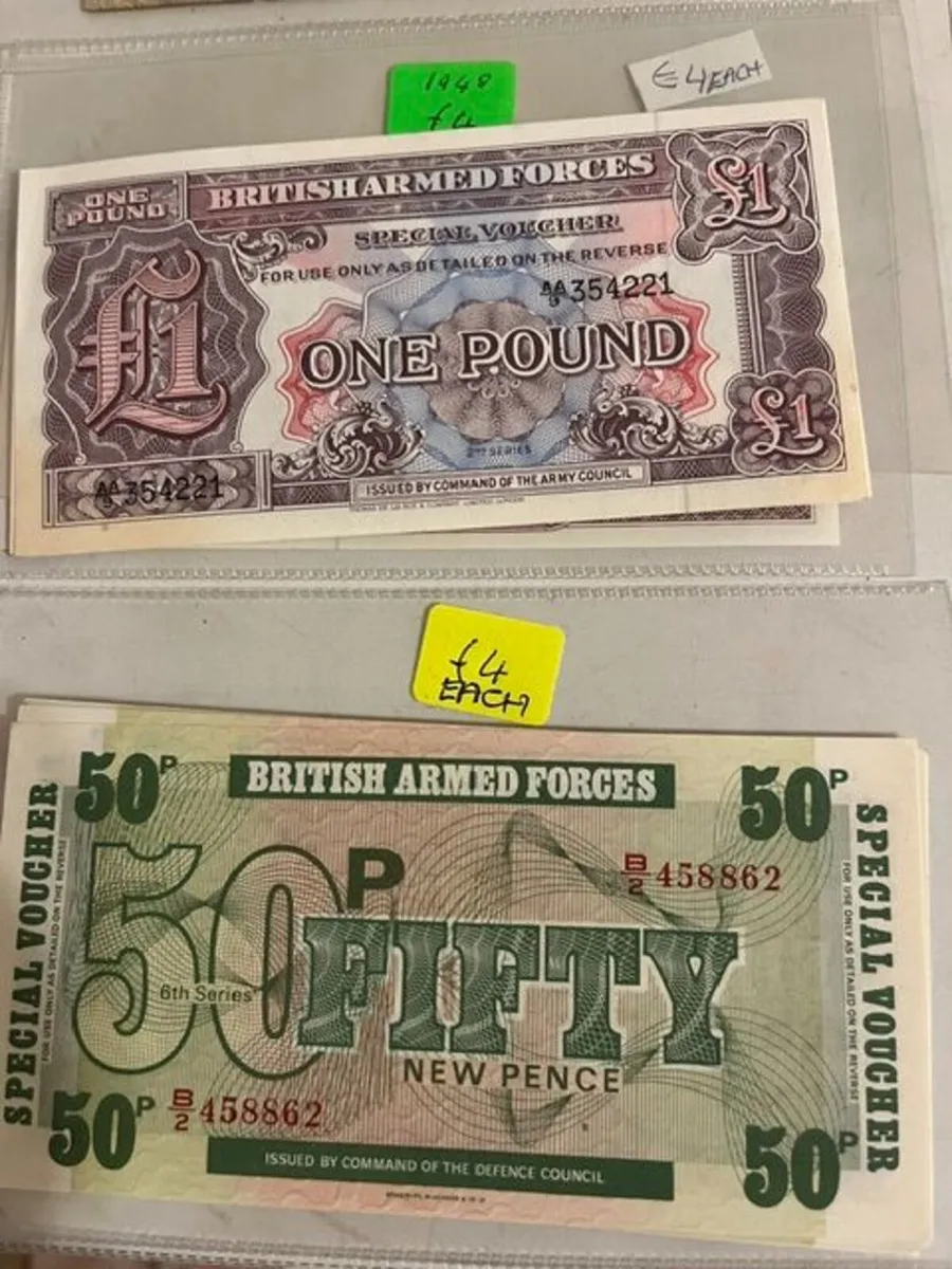 British Armed Forces Banknotes - Image 3