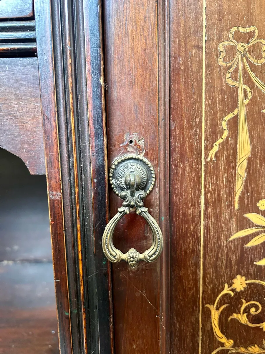 Ex Dàil Éireann Antique Inlaid Mahogany Sideboard - Image 2