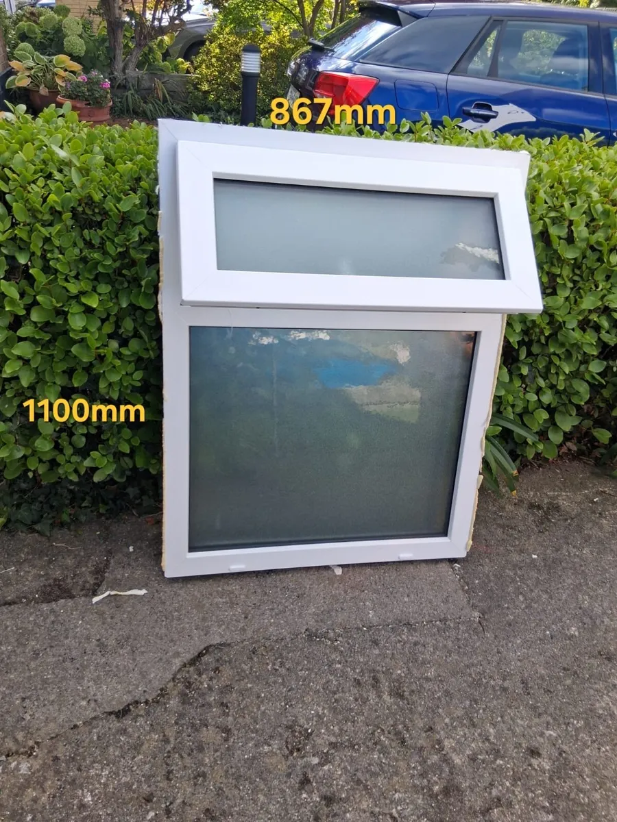 Double glazed PVC window