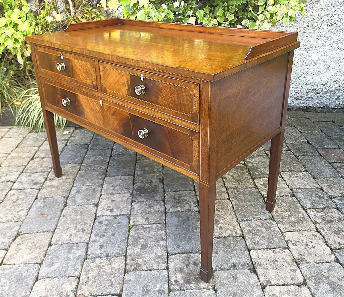 Edwardian Mahogany Hall Table- Circa 1905 - Image 2