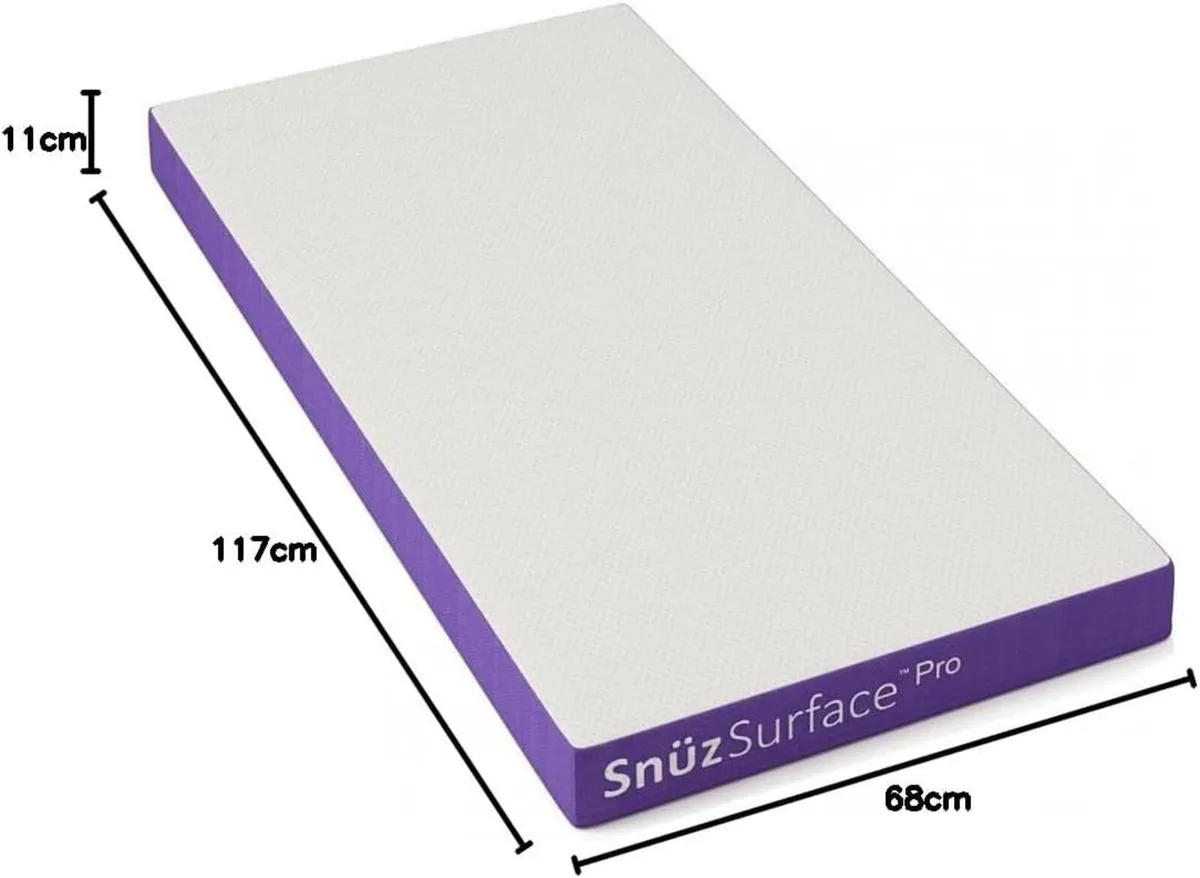 Snuzsurface Pro Adaptable Cot Mattress Snuzkot - Image 3