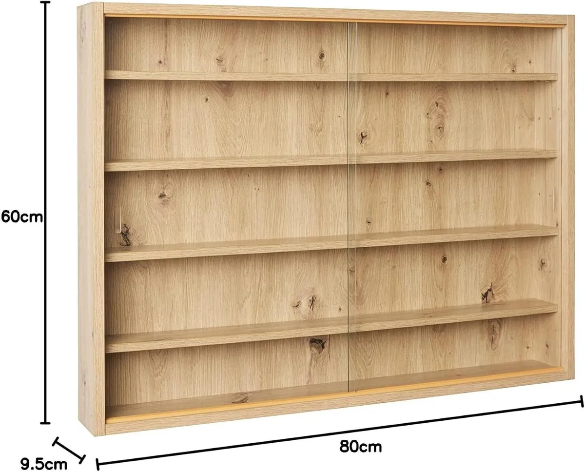 Collector's Display Cabinet Hanging Case Wall - Image 3