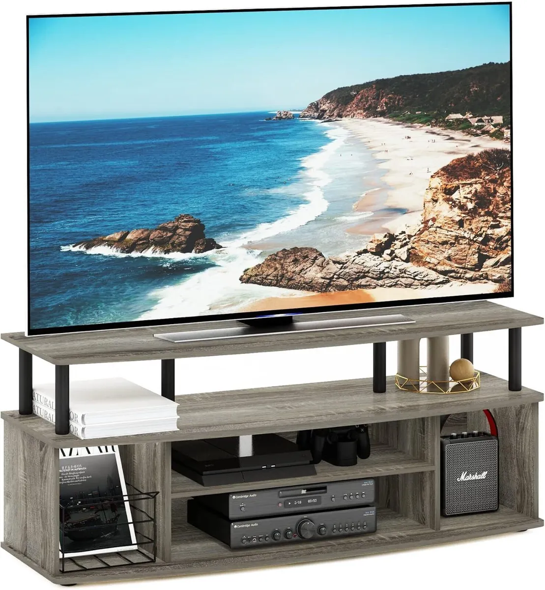 TV Stand Large Entertainment Centre Console for Up - Image 1