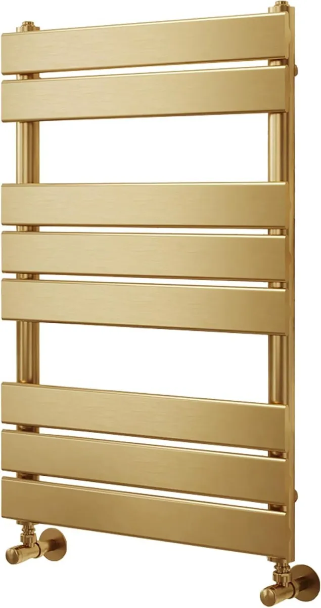 Towel Rail 800x500MM Brushed Bathroom Radiator - Image 1