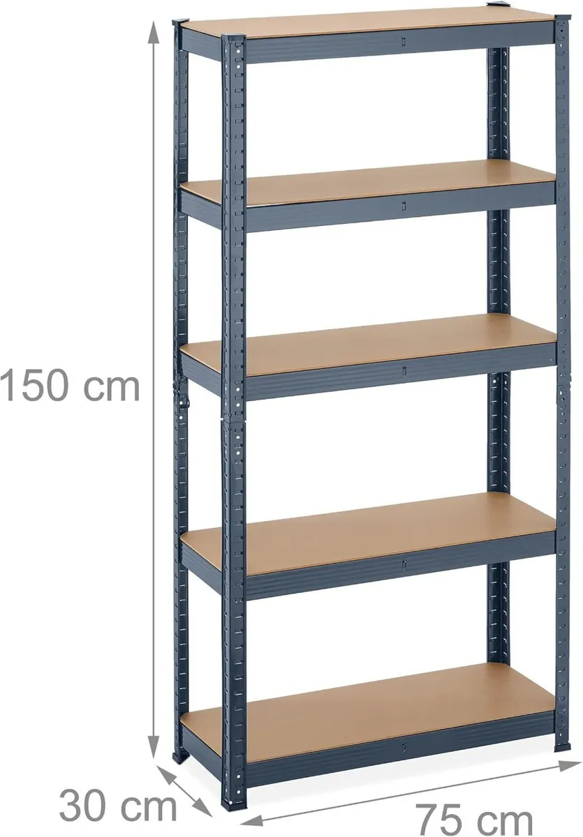 Heavy Duty Shelving Unit 5 Levels H - Image 3