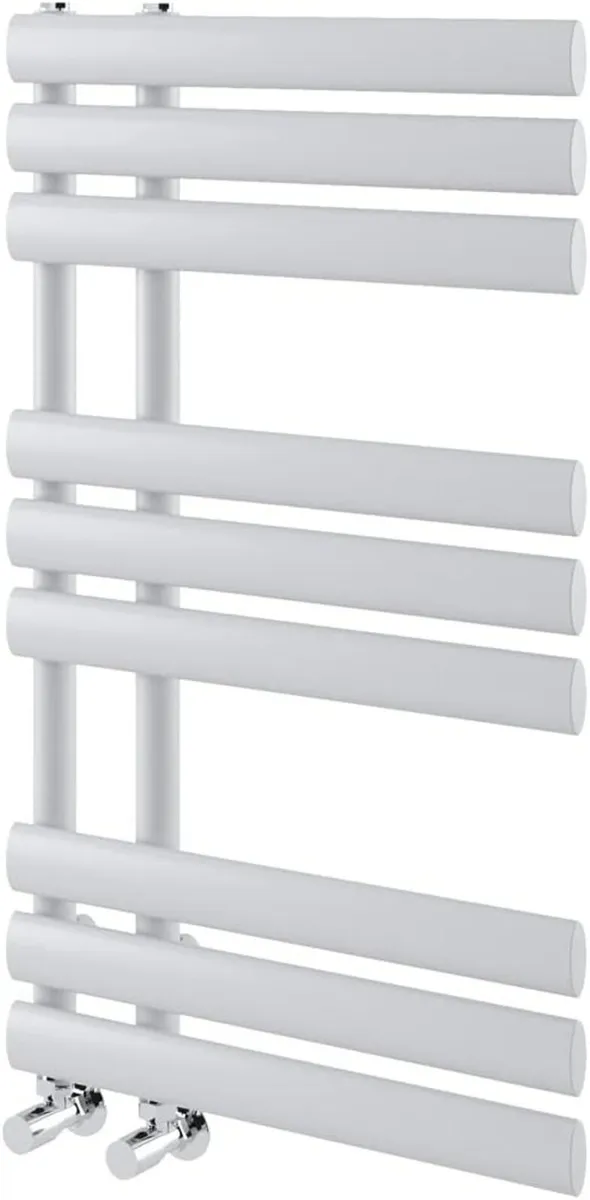 Towel Radiator 820 X 500 Heated Rail Vertical - Image 1