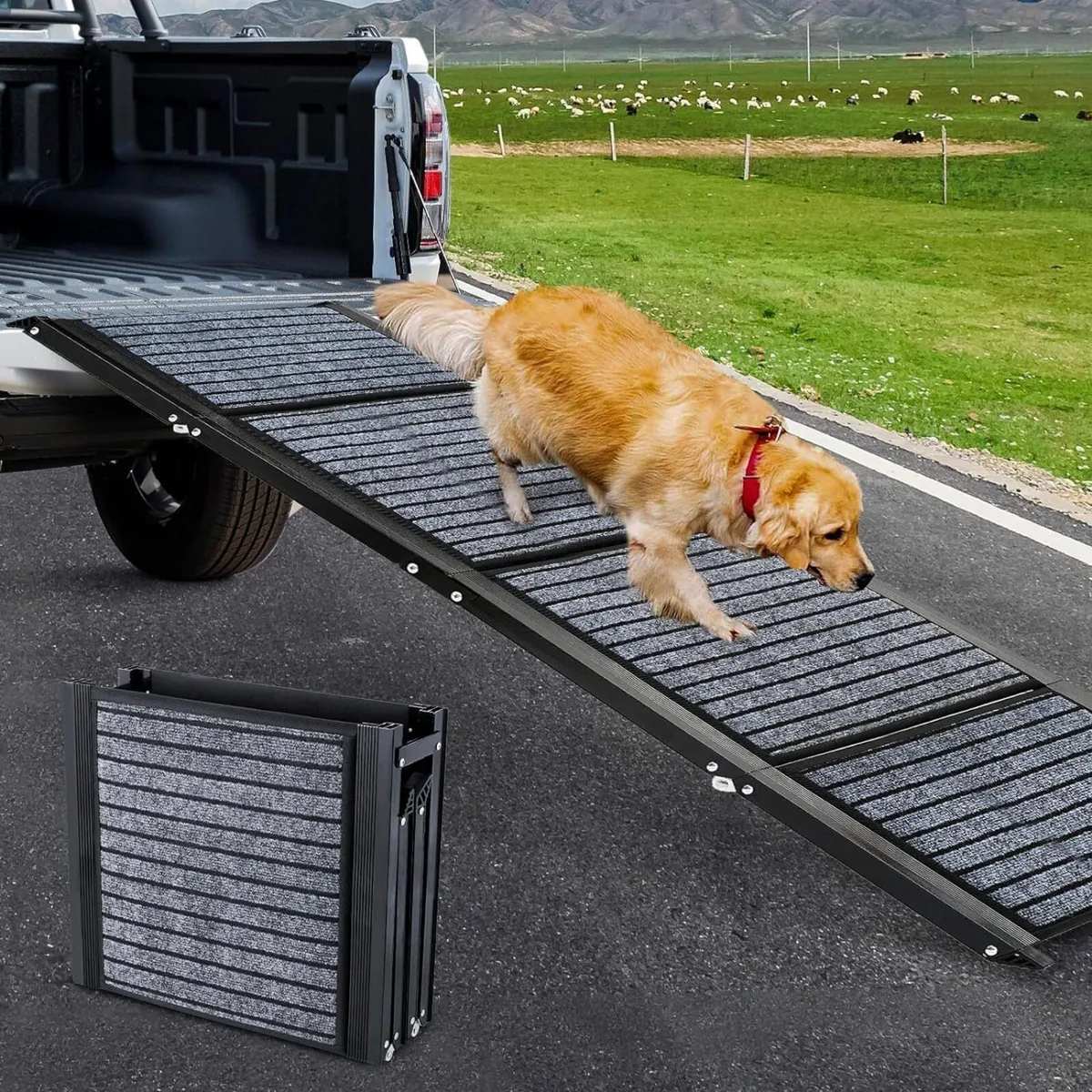 Dog Car Ramp Protable Stairs - Image 1