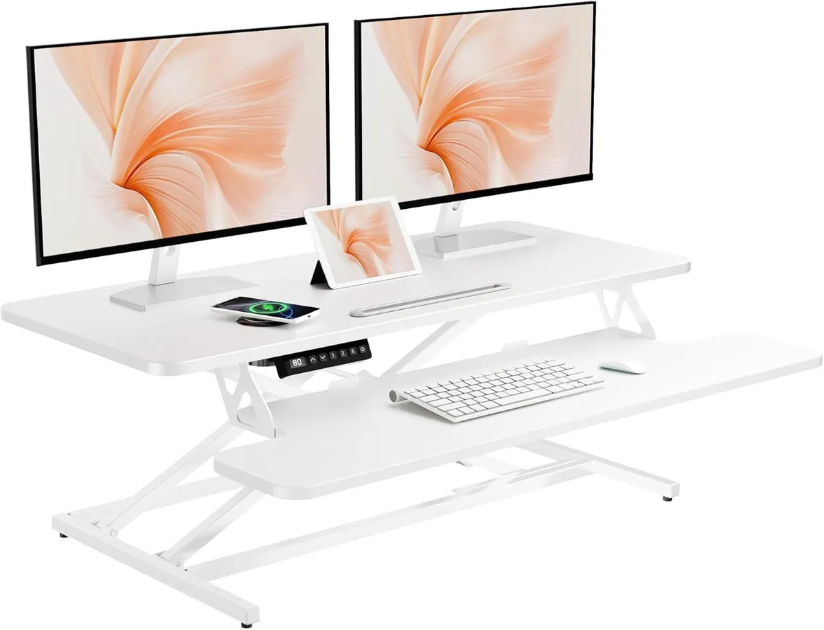 Electric Standing Desk Converter 36" 91CM - Image 1