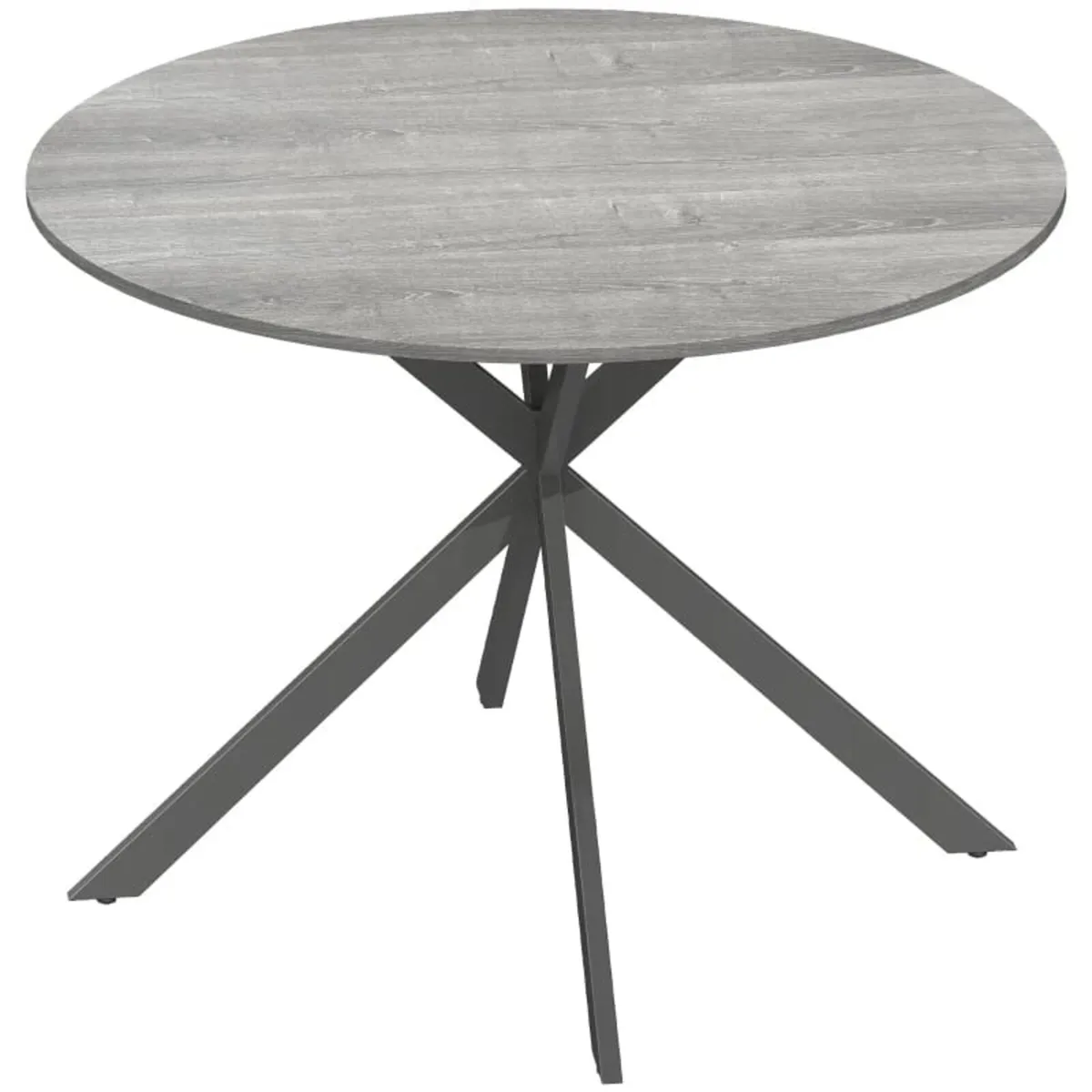 Round Dining Table for 4, Industrial-Style Kitchen - Image 2