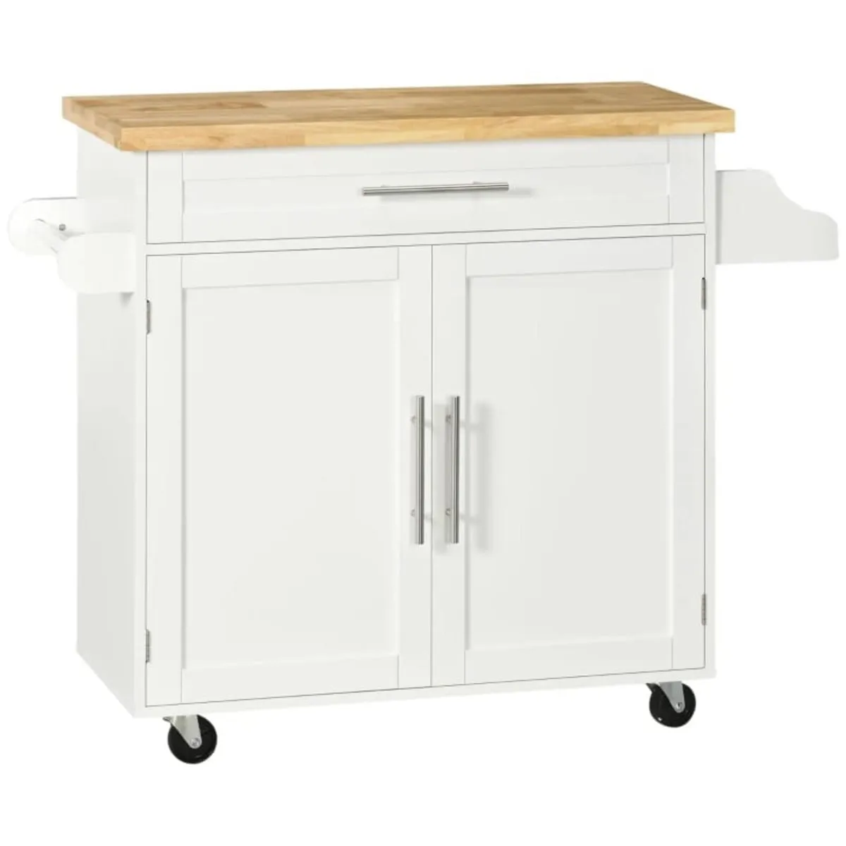 Kitchen trolley serving cart kitchen island, 1 spi - Image 3