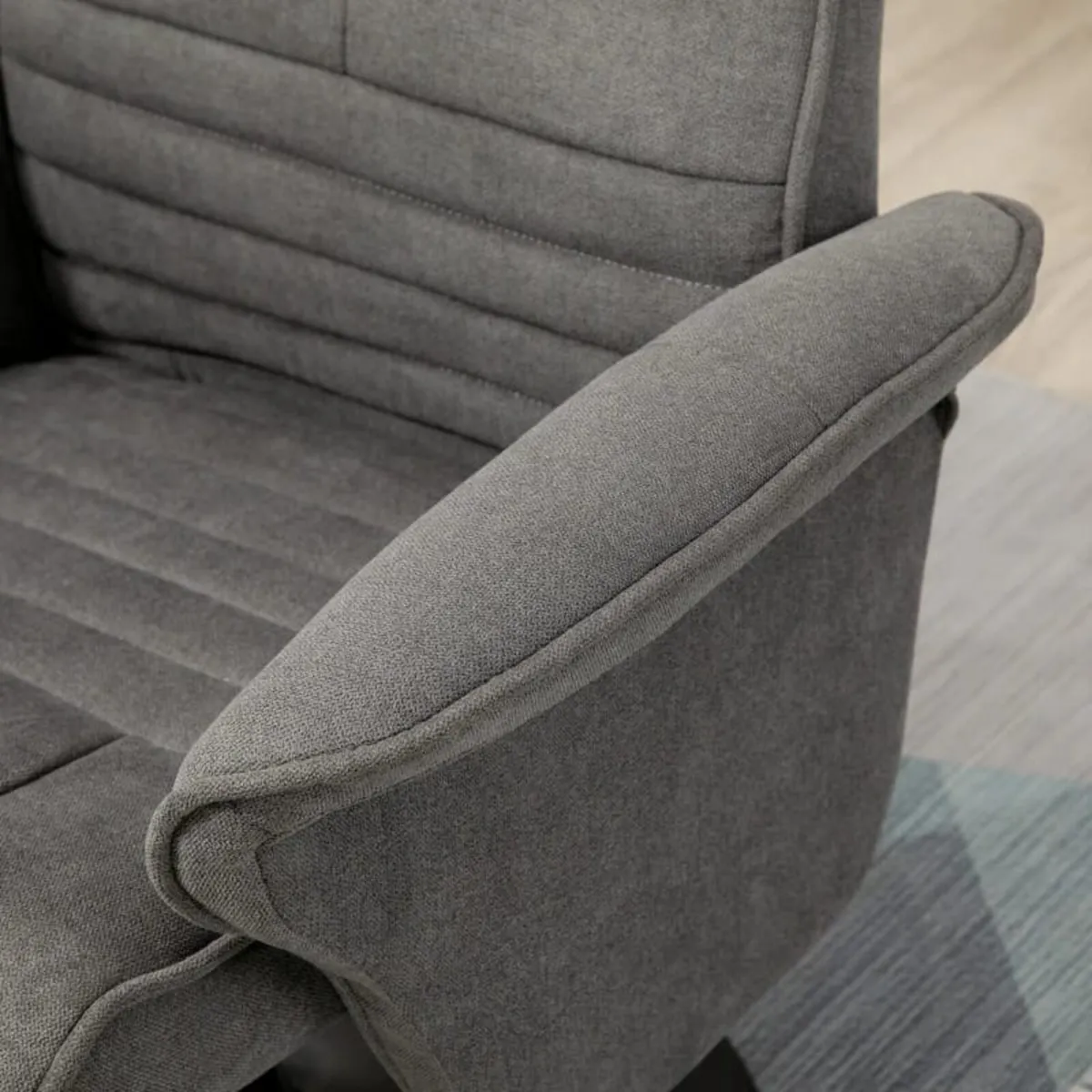 Recliner with Footstool, Adjustable Backrest, 69 c - Image 2