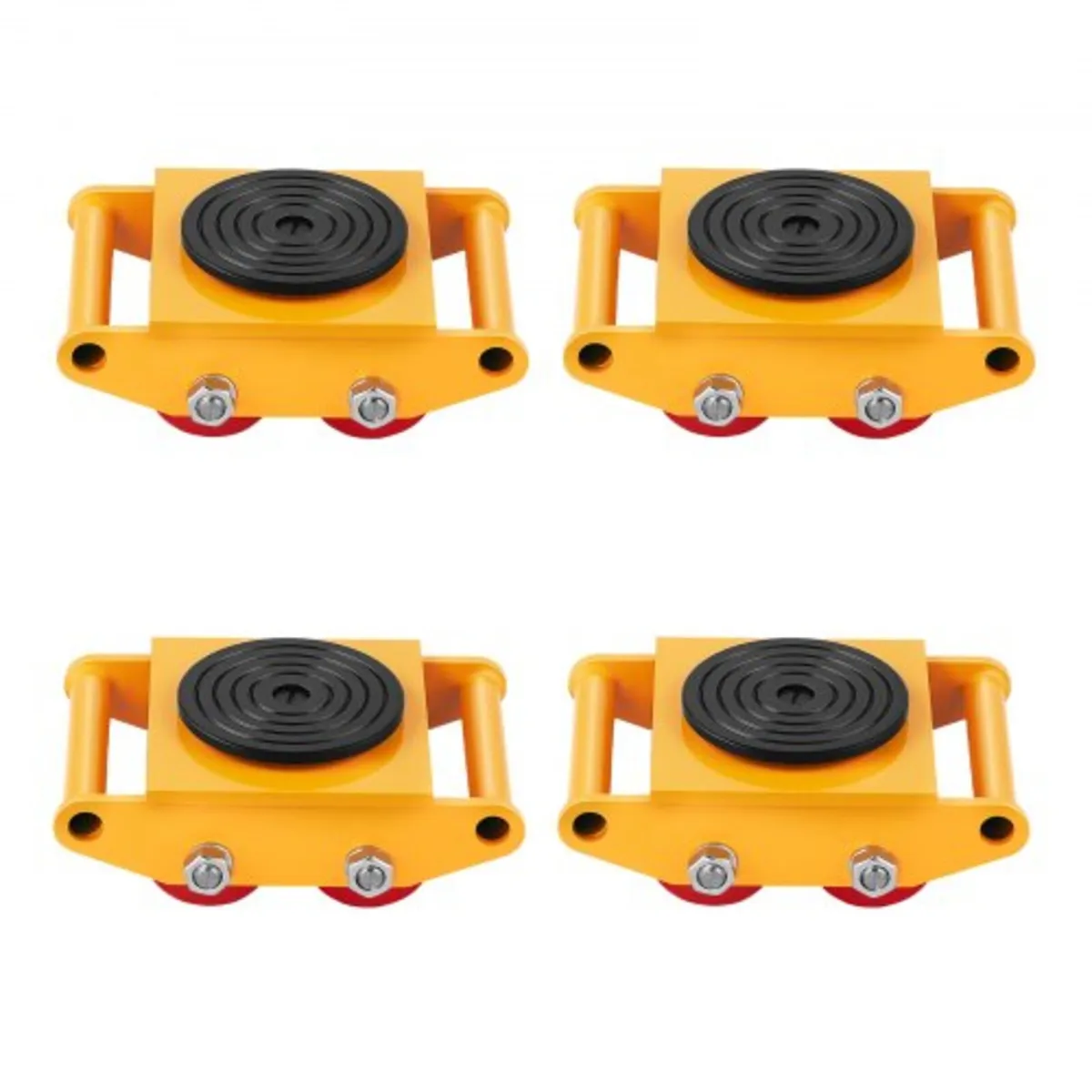 4PCS Machinery Skate Dolly, 17637LBS/8T Industrial - Image 1