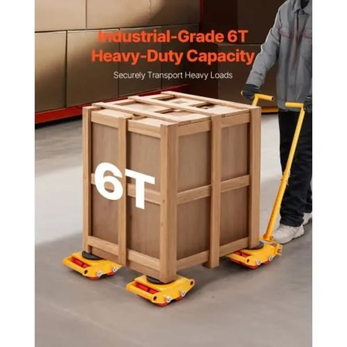 Machine Skate, 6T Machinery Skate Dolly, 13228 lbs - Image 3