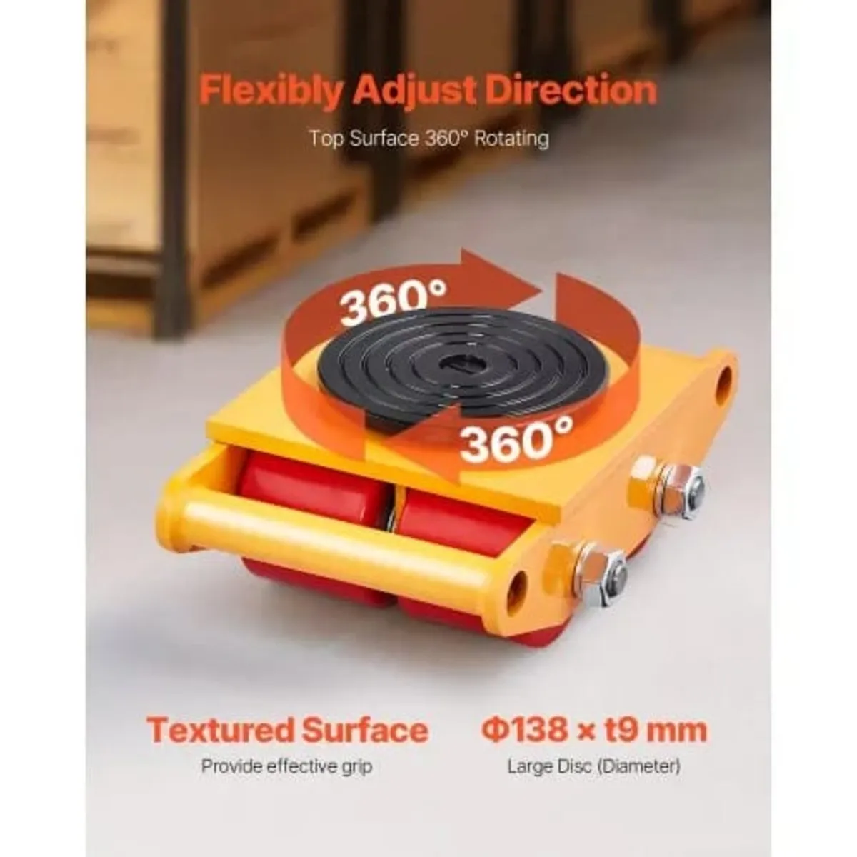 Machine Skate, 6T Machinery Skate Dolly, 13228 lbs - Image 4